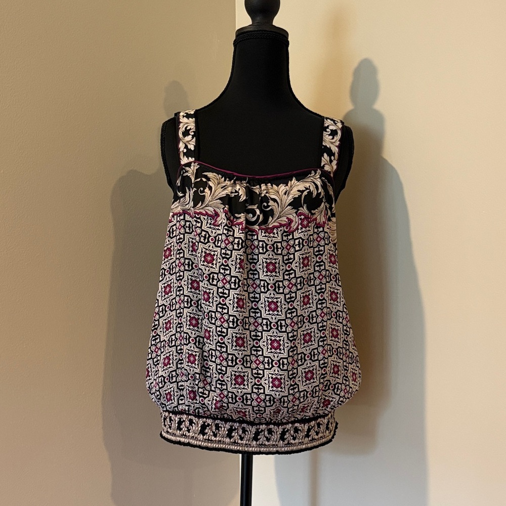 White House Black Market Patterned Camisole